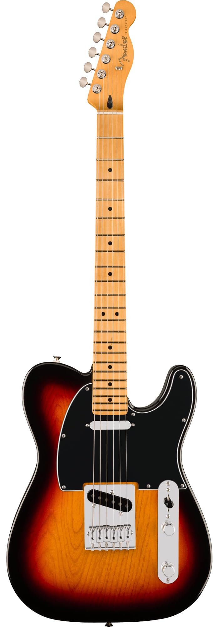Fender Player II Telecaster - 3-Color Sunburst Bundle with Gig Bag, Strap, Cable, 3-Pack Picks and Guitar Cleaning Kit